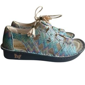 Alegria Valerie Woven Wonder  multi color Sandal size36/US 6-6.5